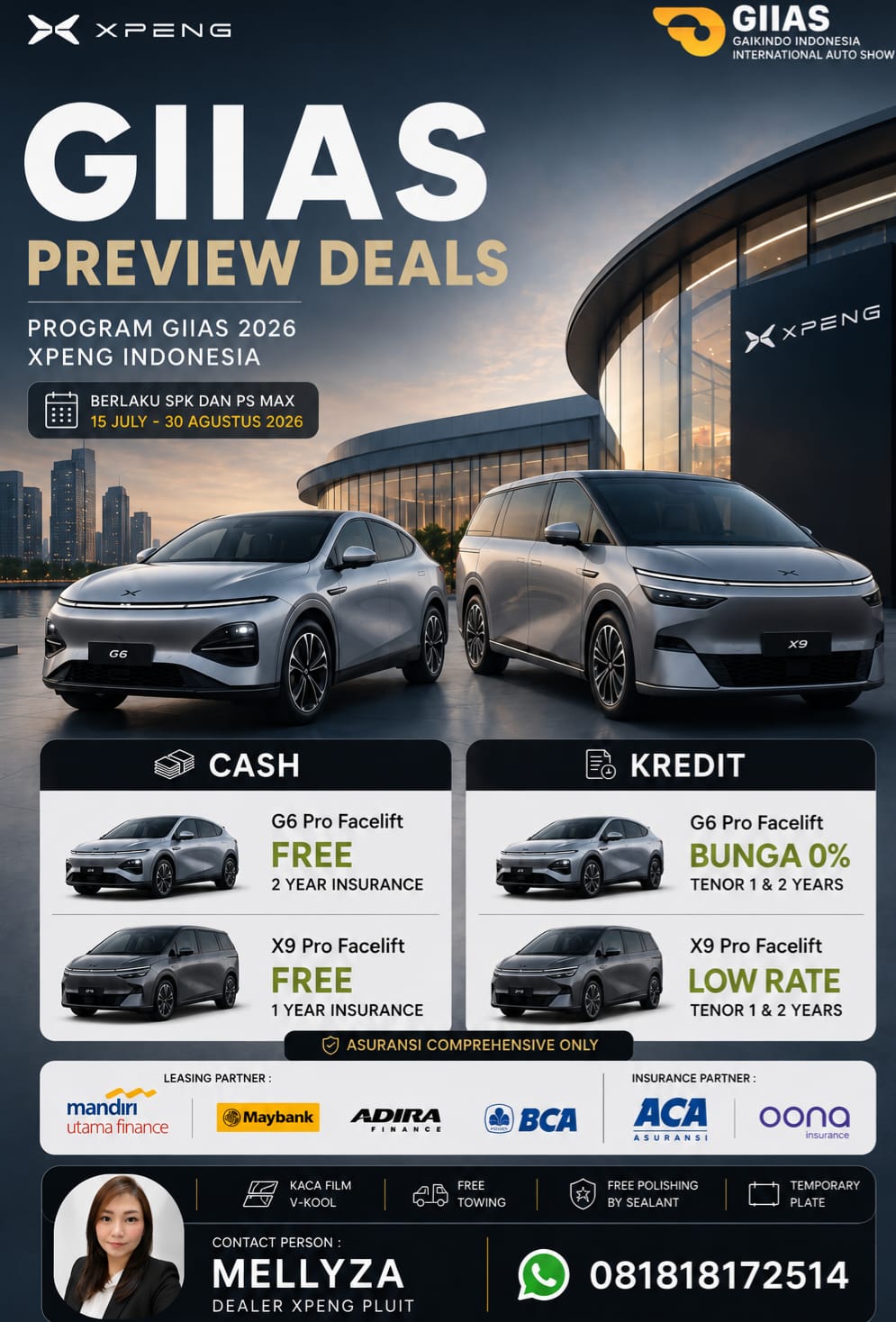 Dealer XPENG Jakarta Resmi | Mobil Listrik Premium & Teknologi Modern